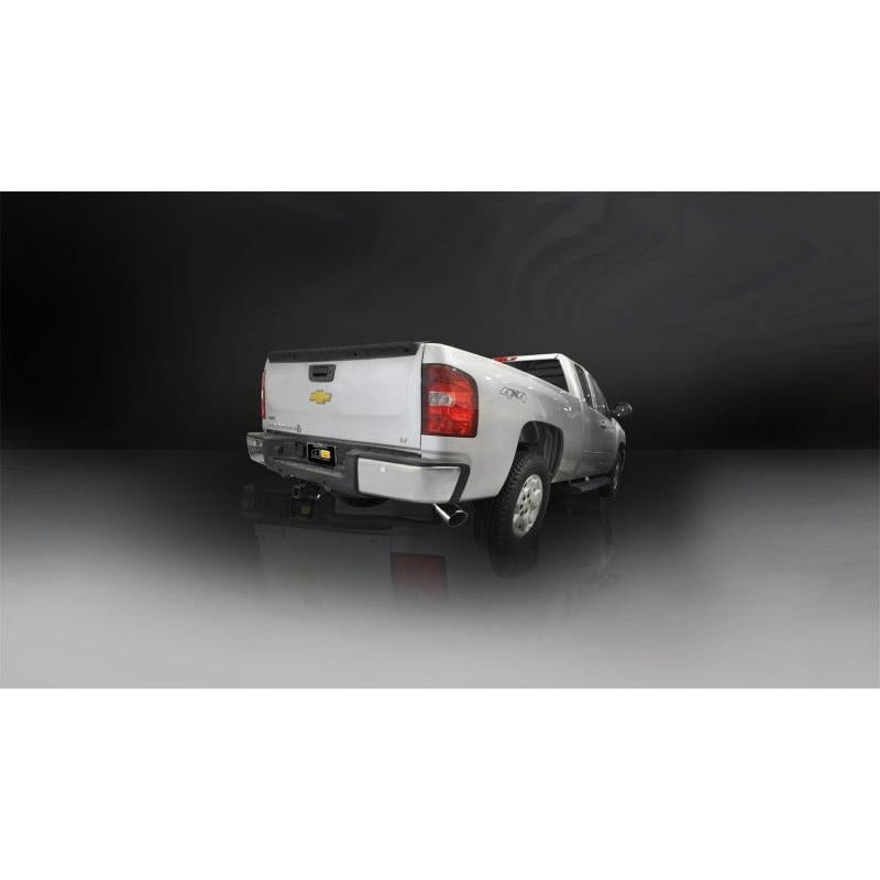 Corsa 2011-2013 Chevrolet Silverado Crew Cab/Short Bed 1500 6.2L V8 Polished Sport Cat-Back Exhaust-SR1 Performance