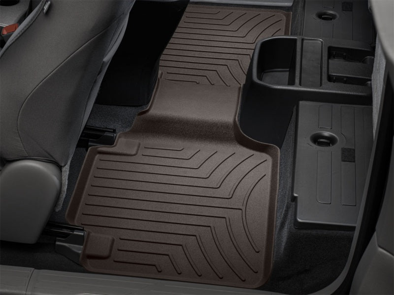 WeatherTech Rear FloorLiner HP for 2018+ Toyota Tacoma - Cocoa