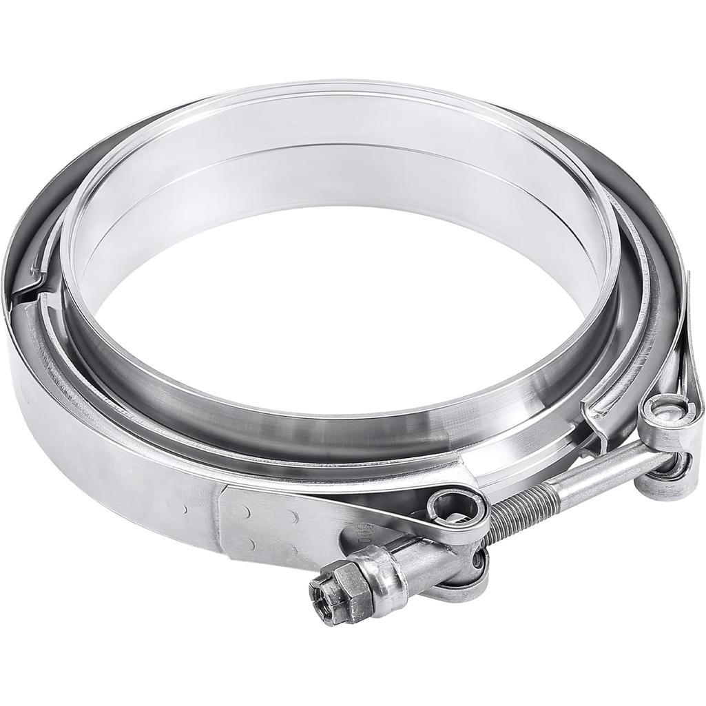 102mm Mating Male Female Interlocking Flanges V-Band Clamp Included-Mild