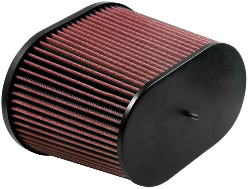 K&N Universal Air Filter - Oval Straight - 3.688in Flange ID x 10.25in Base O/S Length x 7.875in H-SR1 Performance