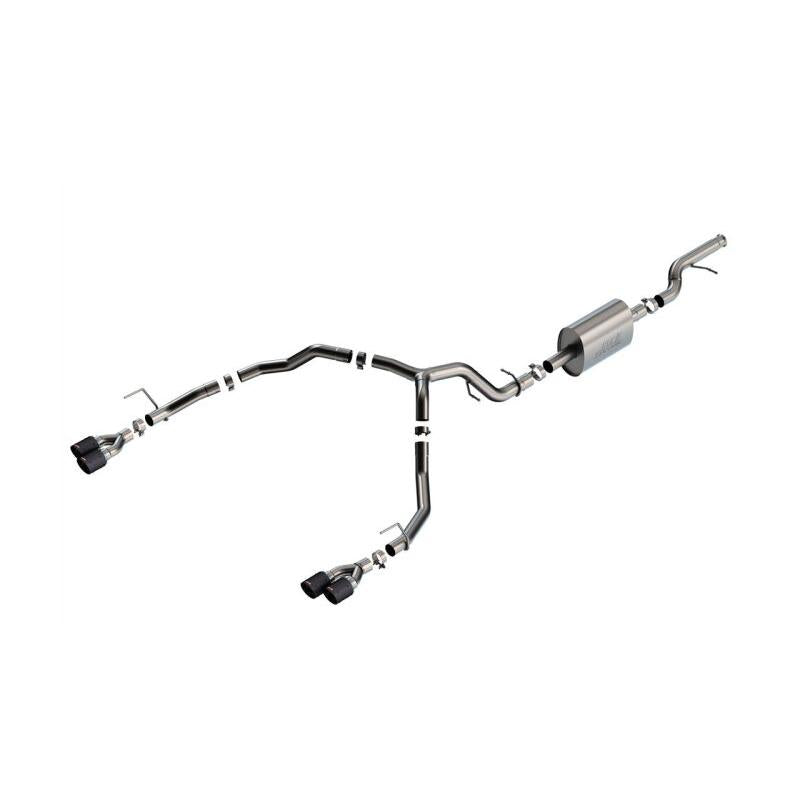 Borla 21-22 Chevy Tahoe 5.3L V8 2/4WD 4DR 3in/2.75in S-Type Cat-Back Exhaust w/ Carbon Fiber Tips