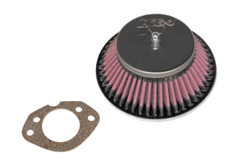K&N Custom Racing Assembly - Round Tapered - Red 1.656in Neck Flange - 2.25in Over Height-SR1 Performance