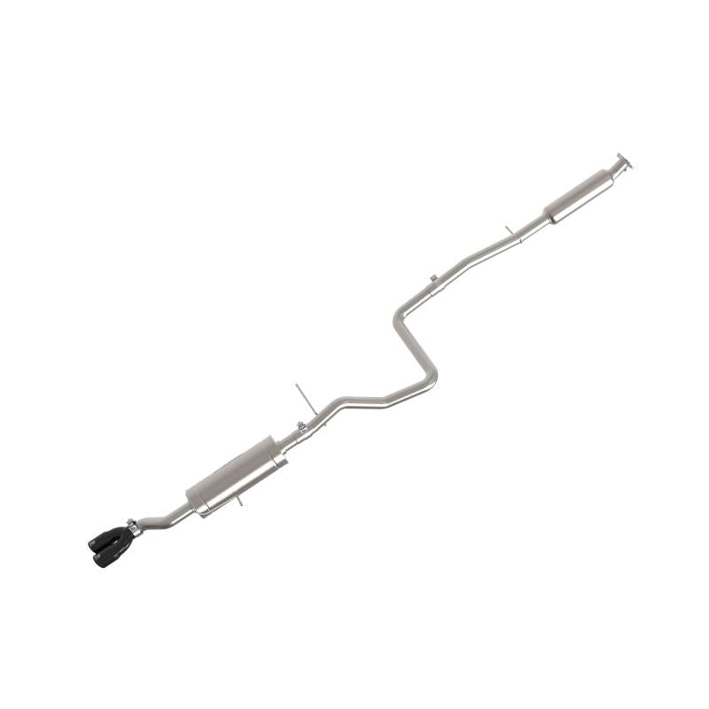 aFe Takeda Series 2 1/2in 304 SS Cat-Back 14-19 Ford Fiesta L4-1.6L w/Black Tip-SR1 Performance