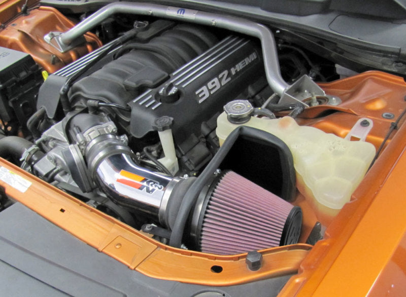 K&N Performance Intake Kit TYPHOON; 11 Dodge Challenger 6.4L V8-SR1 Performance