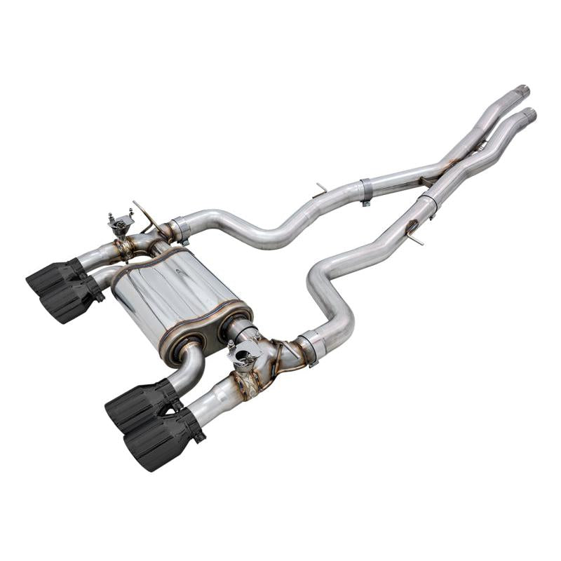 AWE Tuning BMW F8X M3/M4 SwitchPath Catback Exhaust - Diamond Black Tips