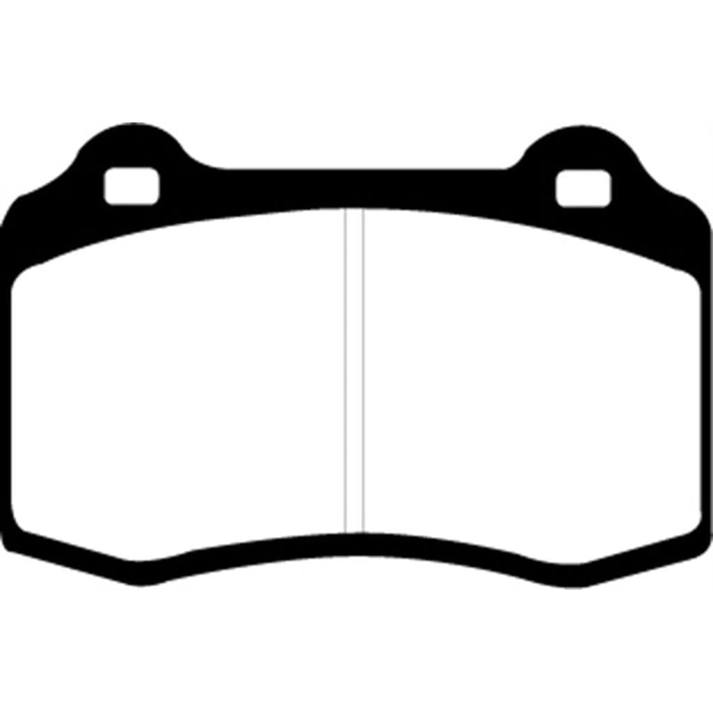 EBC Redstuff Ceramic Low Dust Front Brake Pads for Jaguar XJR and XKR (Part No. DP31140C)
