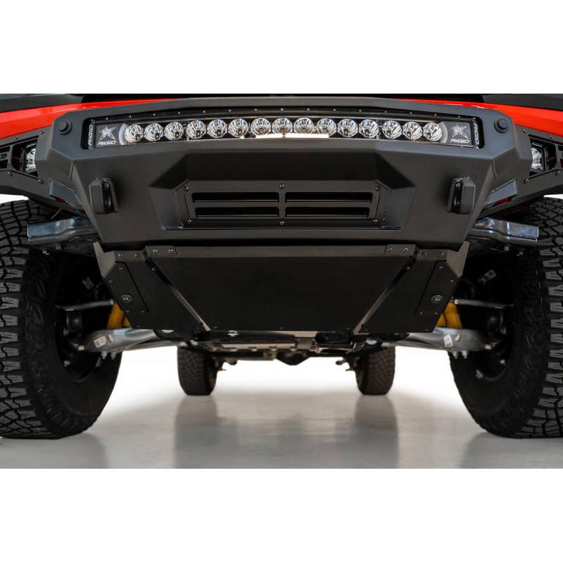 Addictive Desert Designs 2021+ Ford Bronco Stealth Fighter Front Bumper Skid Plate Kit