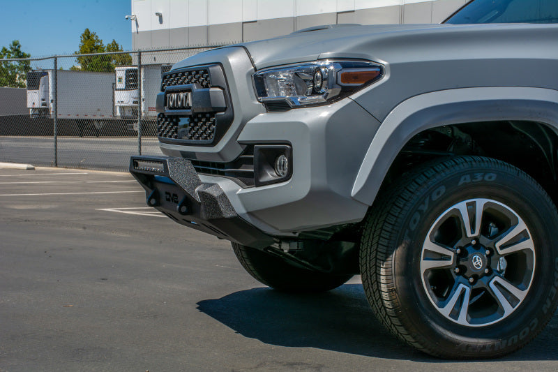 DV8 Offroad 2016+ Toyota Tacoma Center Mount Winch Capable Front Bumper