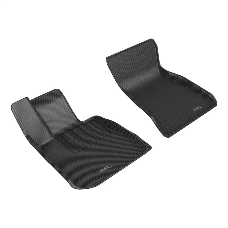 3D MAXpider 22-24 BMW i4 (G26) R1 Floor Mat - Kagu Black-SR1 Performance