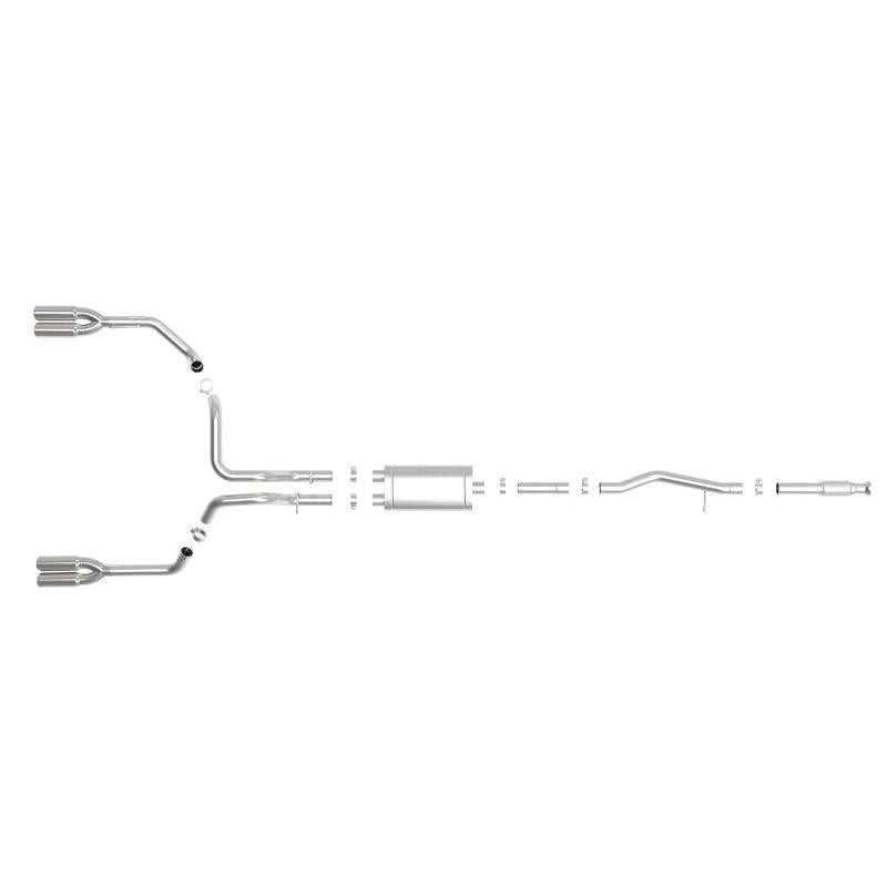 aFe Vulcan Series 3in 304SS Exhaust Cat-Back Exh w/ Pol Tips 2019 GM Silverado / Sierra 1500 V8-5.3L-SR1 Performance