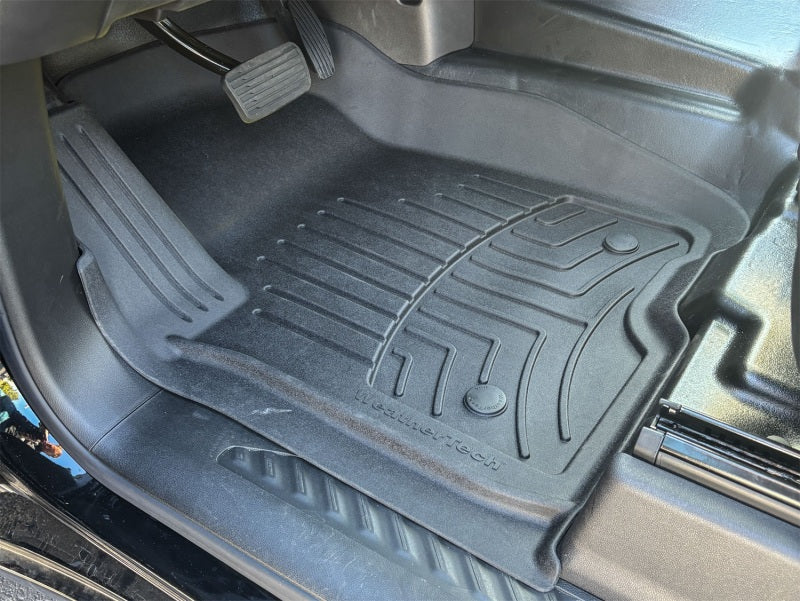 WeatherTech FloorLiner HP for Chevy Silverado Crew Cab / Double Cab Front - Black Part #4414361VIM
