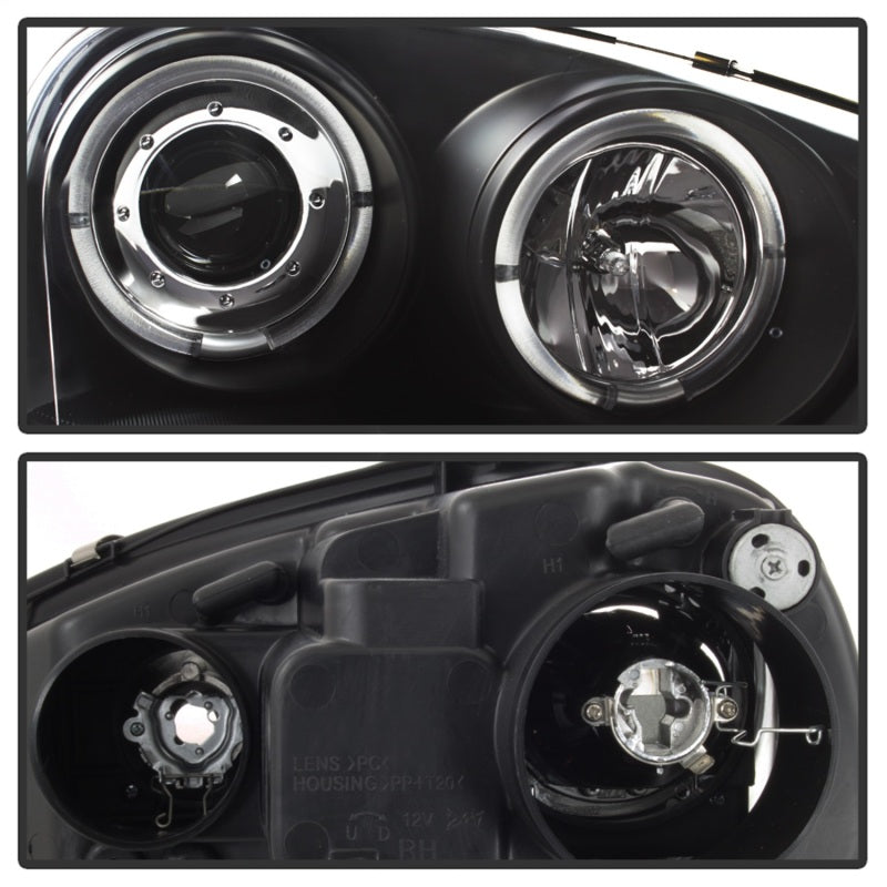Spyder Volkswagen GTI 06-09/Jetta 06-09 Halogen Model Only - LED Halo DRL Black PRO-YD-VG06-HL-BK-SR1 Performance