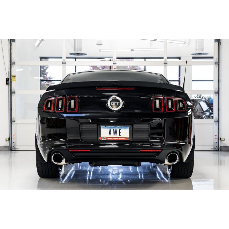 AWE Tuning S197 Mustang GT Axle-back Exhaust - Touring Edition (Chrome Silver Tips)