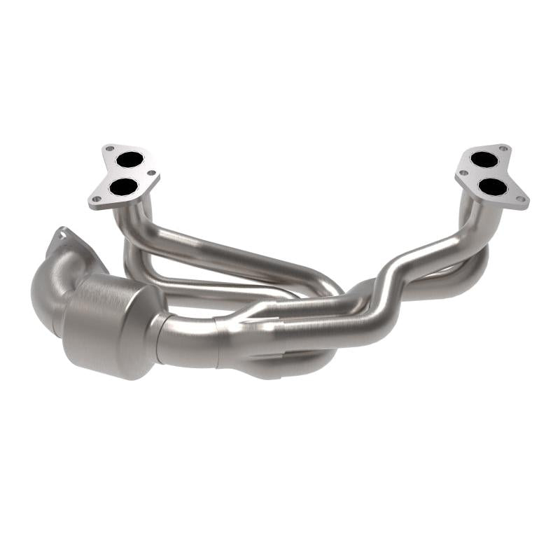 aFe Twisted Steel 304 Stainless Steel Header w/ Cat 13-19 Subaru Outback H4-2.4L-SR1 Performance