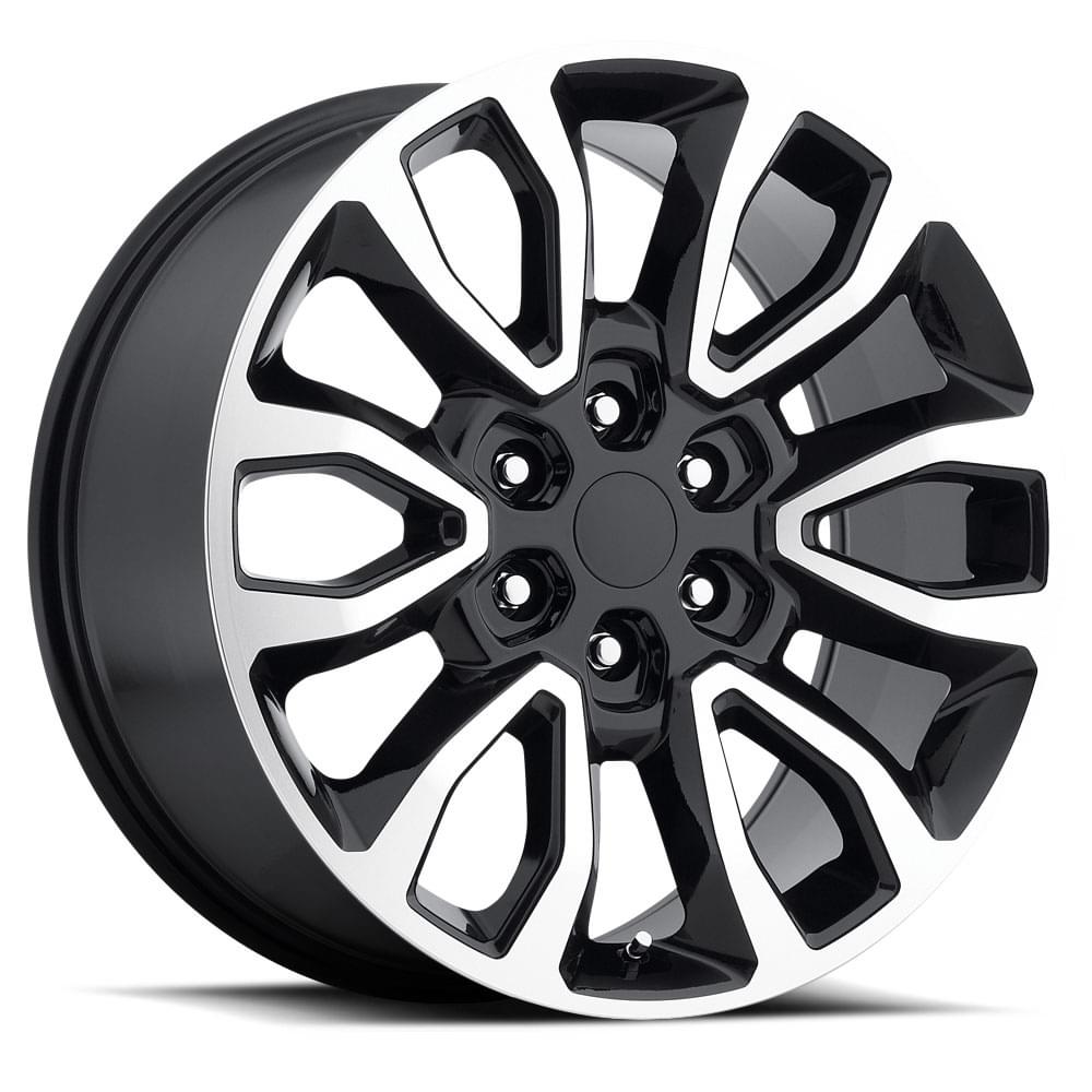 FR 53 – FORD RAPTOR REPLICA WHEELS – GLOSS BLACK MACHINED FACE