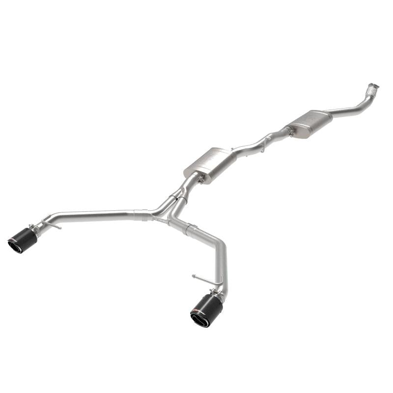 afe MACH Force-Xp 13-16 Audi Allroad L4 SS Cat-Back Exhaust w/ Carbon Tips