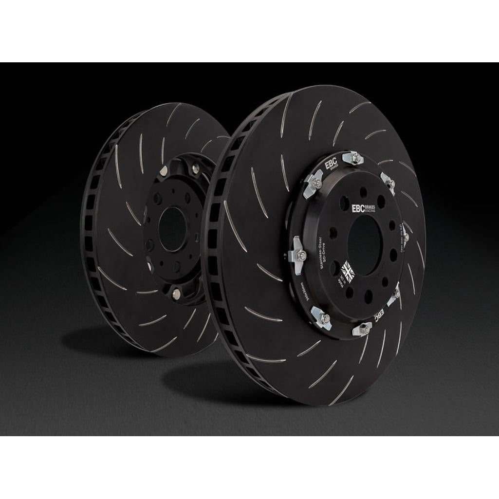 EBC Racing 18-21 Jeep Grand Cherokee Trackhawk 2-Piece SG Racing Front Rotors