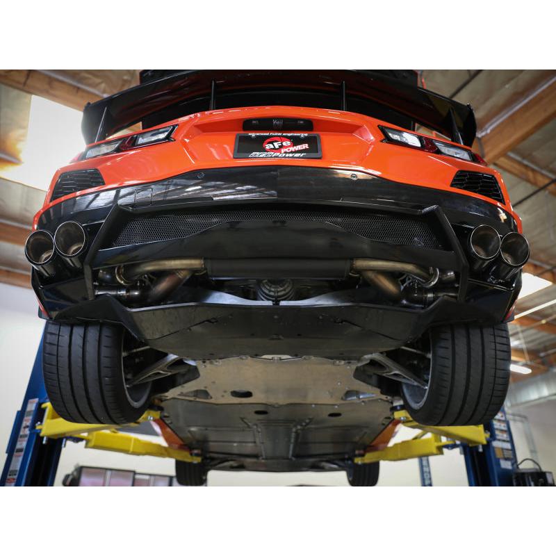 aFe MACH Force-Xp 3in to 2-1/2in 304SS Cat-Back 2020 Chevy Corvette (C8) 6.2L - Polished Tip-SR1 Performance