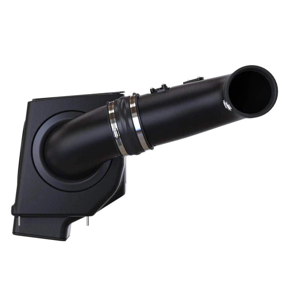 Dry Extendable  Cold Air Intake for 2011-2016 Chevy / GMC Duramax LML 6.6L on a white background