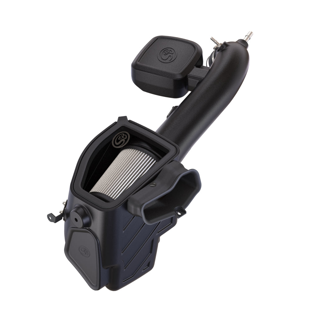 Dry Extendable Cold Air Intake for 2020-22 Ford F-250 F-350 7.3L on a white background

