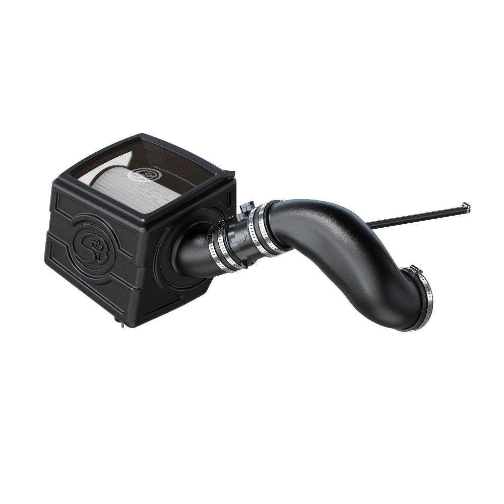 Dry Extendable Cold Air Intake for 99-07 Chevy Silverado, GMC Sierra 1500, 2500, 3500 / 07-08 Tahoe, Yukon on a white background
