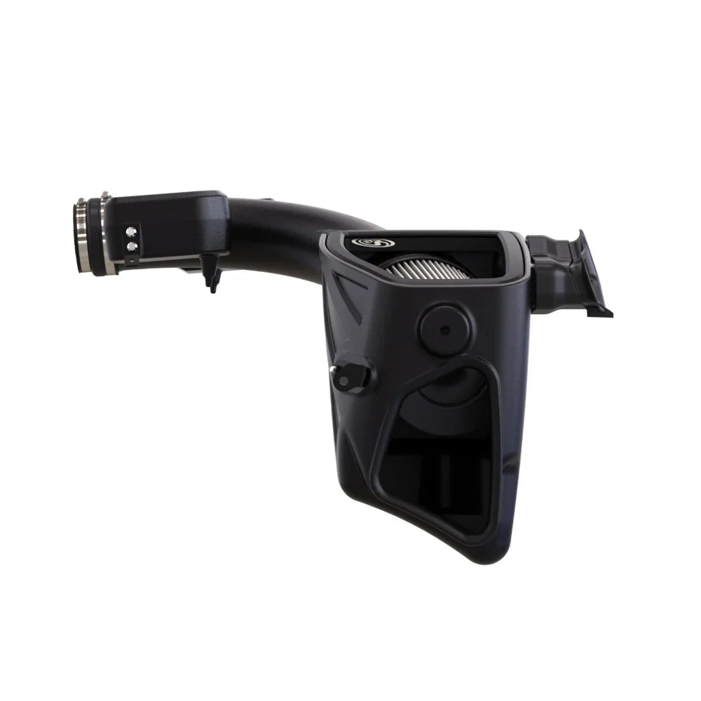 Dry Extendable Cold Air Intake Kit for 2020-2022 FORD F-250, F-350 6.2L, Gas on a white background