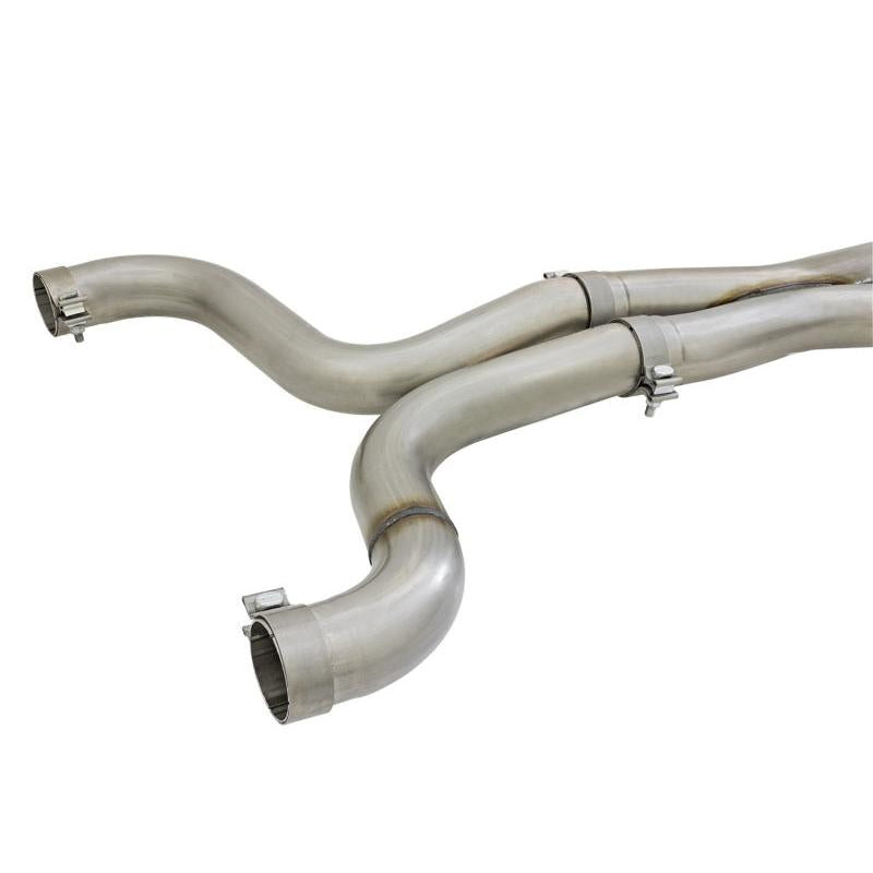 aFe MACHForce XP 3in 304 SS Axle-Back Dual Exhaust (NPP) w/ Polished Tips 16-17 Camaro SS V8-6.2L