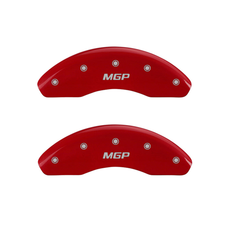 MGP 4-Piece Caliper Covers for 2006 Mini Cooper * Red Finish with Silver Engraving