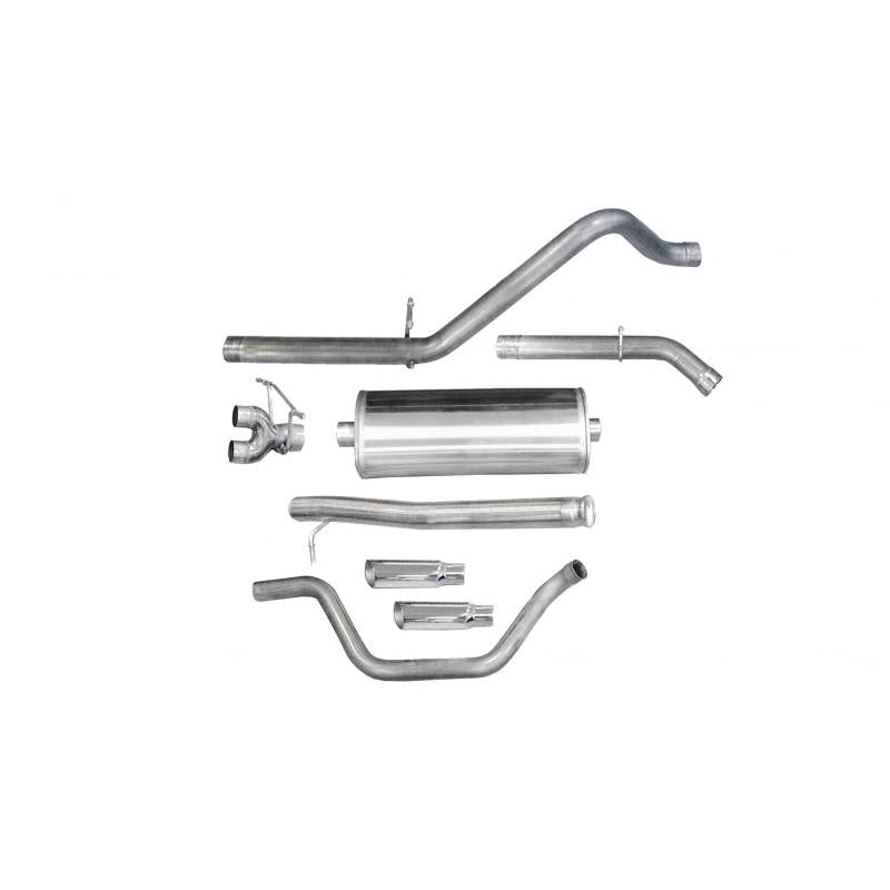 Corsa 2009-2013 Chevrolet Silverado Reg. Cab/Long Bed 1500 4.8L V8 Polished Sport Cat-Back Exhaust