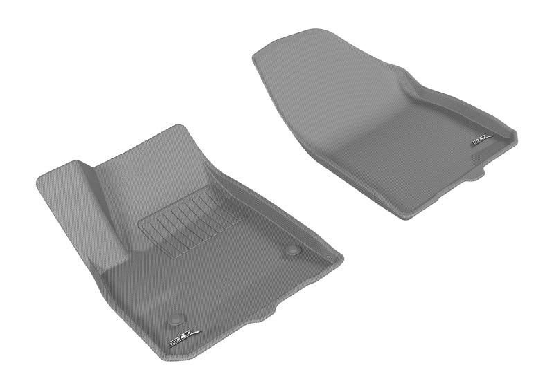 3D MAXpider 2017-2020 Cadillac XT5 Kagu 1st Row Floormat - Gray-SR1 Performance