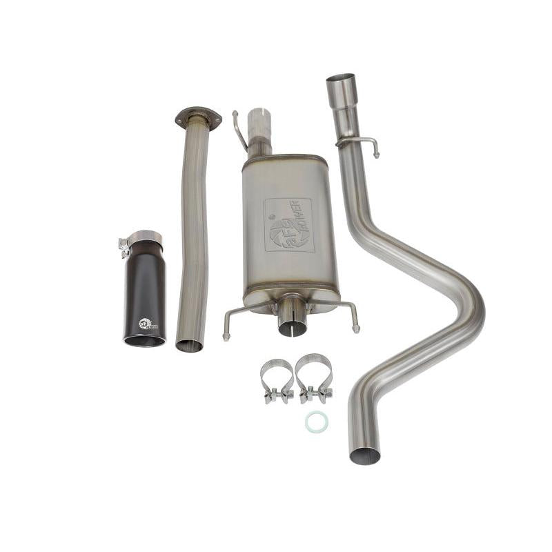 aFe MACHForce XP Cat Back SS Exhausts Black Tips 05-12 Toyota Tacoma L4-2.7L-SR1 Performance