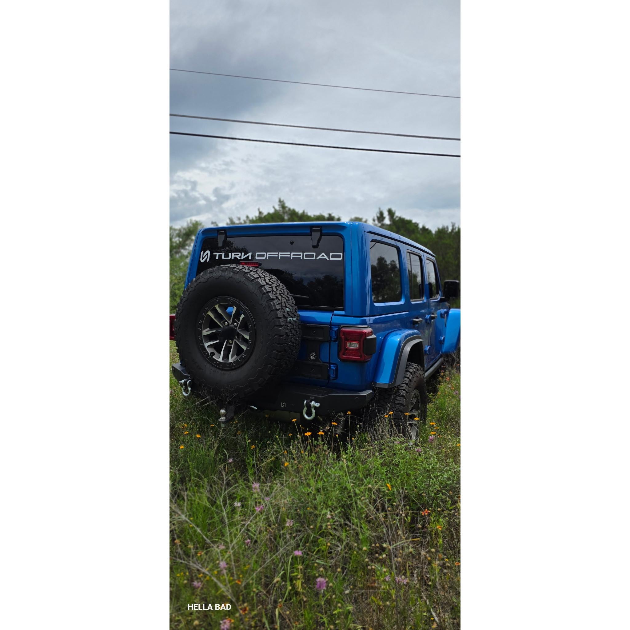 Jeep Wrangler JL Rear Bumper with Hitch Receiver | 2018–2026