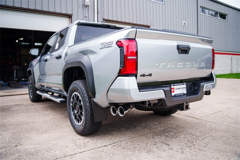 Corsa Performance Sport Cat-Back Exhaust for 2024+ Toyota Tacoma with 2.4L Turbo – 4-inch Polished Tips