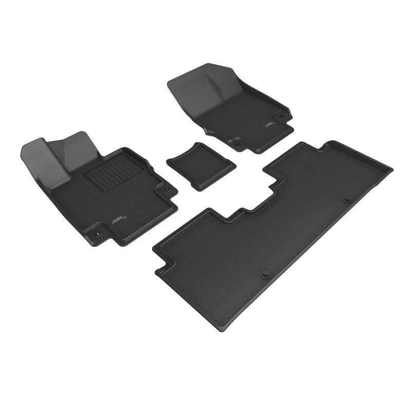 3D Maxpider 2023+ Genesis Gv60 Kagu Floor Mat- Black R1 R2 R3-SR1 Performance