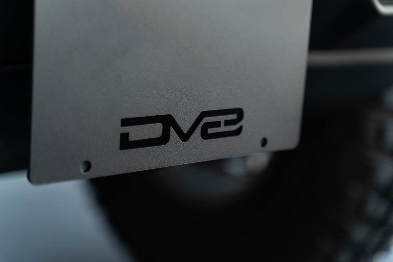 DV8 Offroad Front License Plate Mount for 2021-2023 Ford Bronco - Center Bumper Relocation