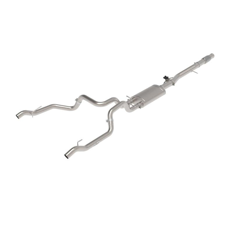 aFe Gemini XV 4in to Dual 3in 304 SS Cat-Back Exhaust w/ Cutout 19-21 GM Silverado/Sierra V8-6.2L-SR1 Performance