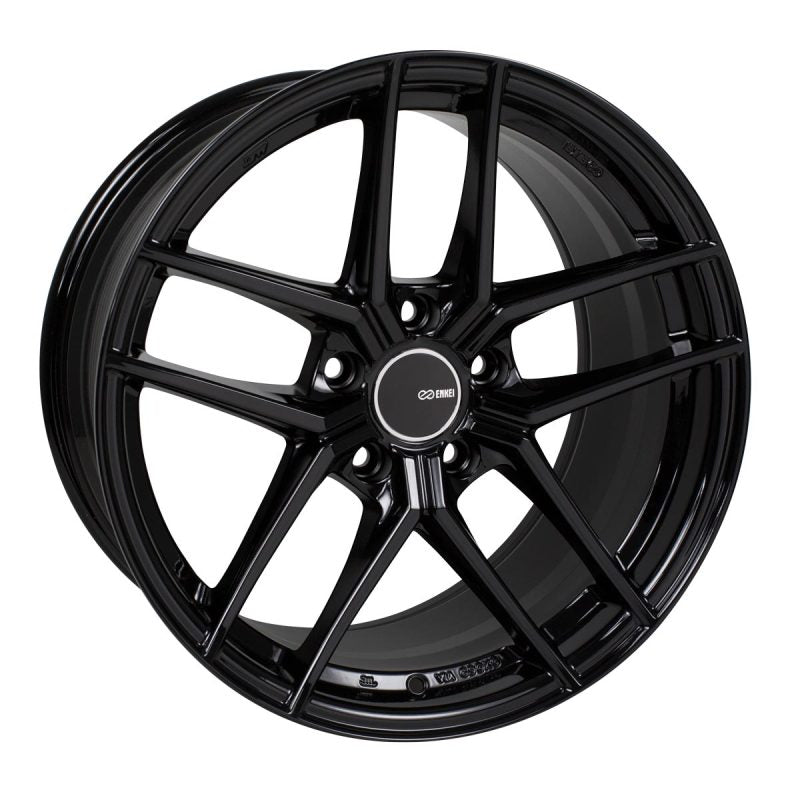 Enkei TY5 19x9.5 5x114.3 35mm Offset 72.6mm Bore Black Wheel-SR1 Performance
