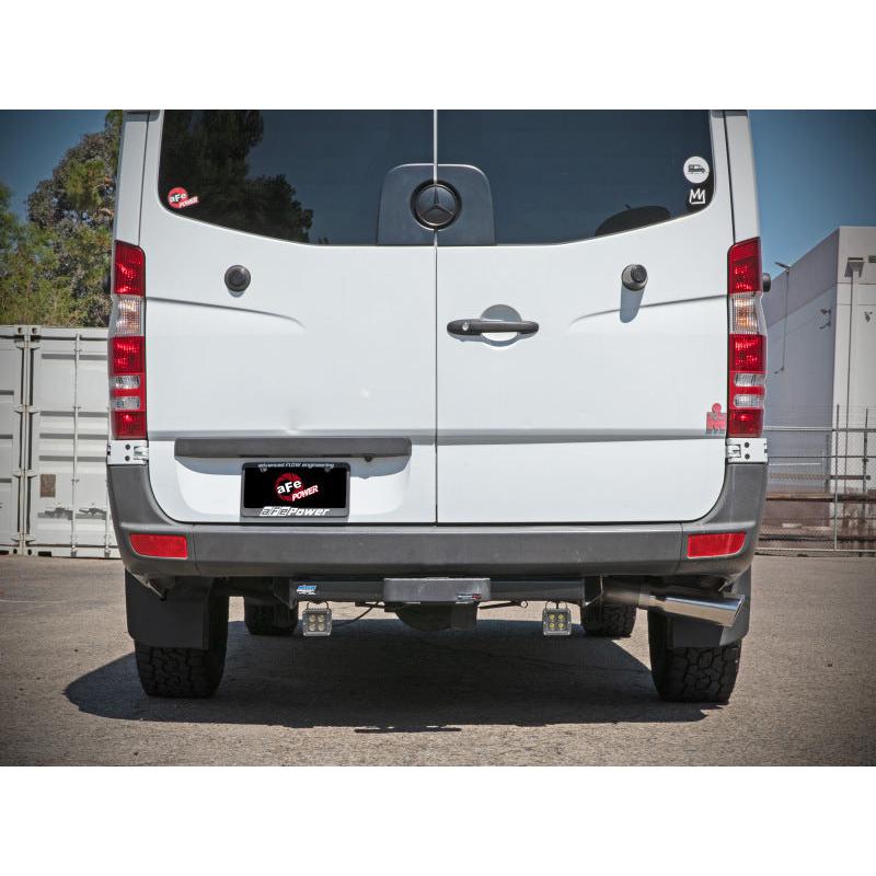 aFe Vulcan Series 3in 304SS DPF-Back Exhaust w/ Polished Tip 14-18 Mercedes-Benz Sprinter 2500-SR1 Performance