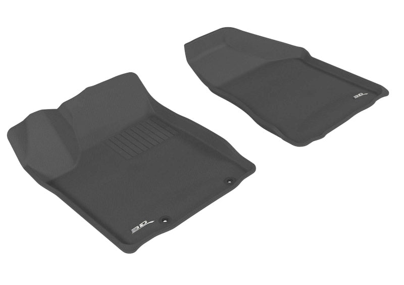 3D MAXpider 2003-2007 Nissan Murano Kagu 1st Row Floormat - Black-SR1 Performance