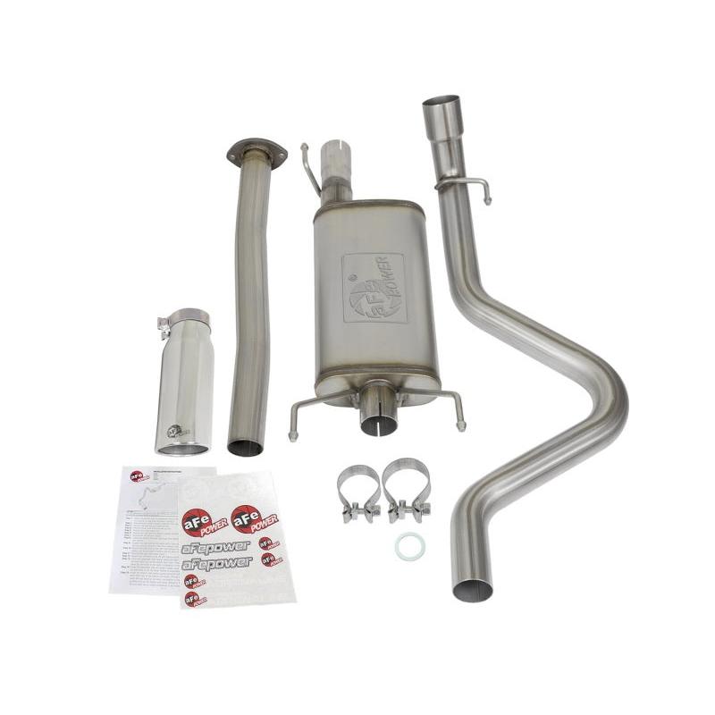 aFe MACH Force XP Cat-Back Stainless Steel Exhaust Syst w/Polished Tip Toyota Tacoma 05-12 L4-2.7L-SR1 Performance