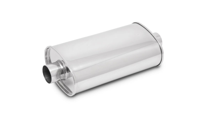 Vibrant StreetPower Oval Muff 5in x 9in x 15in long body 3in inlet I.D. x 3in outlet Center-Center