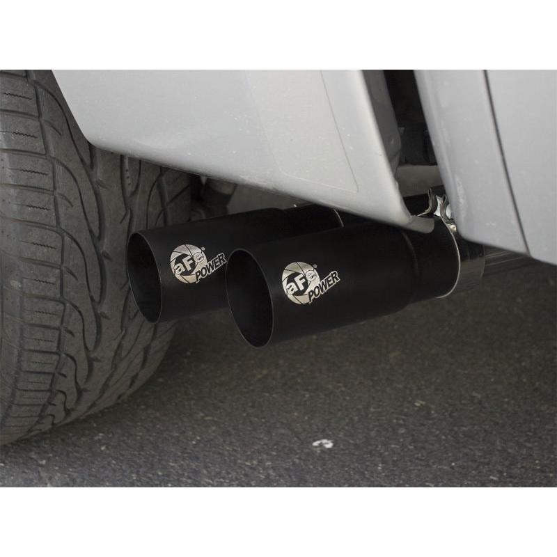 aFe Rebel Series CB 3in Middle Side Exit SS Exht w/ Black Tips 09-16 Chevy Silverado/GMC Sierra 1500-SR1 Performance