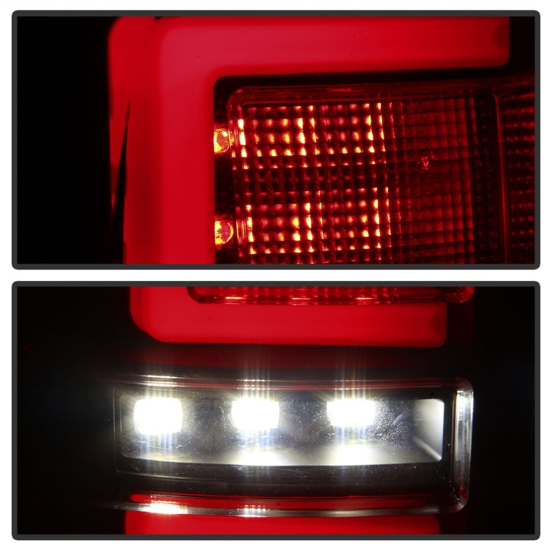 Spyder 16-17 Toyota Tacoma LED Tail Lights - Black Smoke (ALT-YD-TT16-LED-BSM)-SR1 Performance