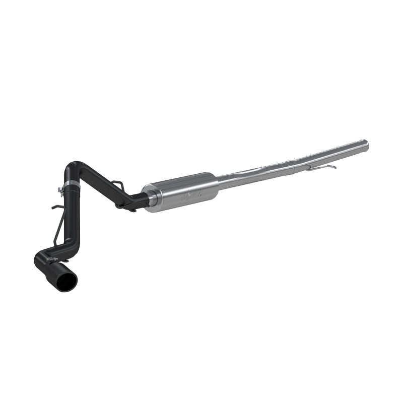 MBRP 2019 Chevrolet/GMC 1500 Silverado/Sierra 4.3L & 5.3L 3 in Cat Back, Single Side (Black Coated)-SR1 Performance