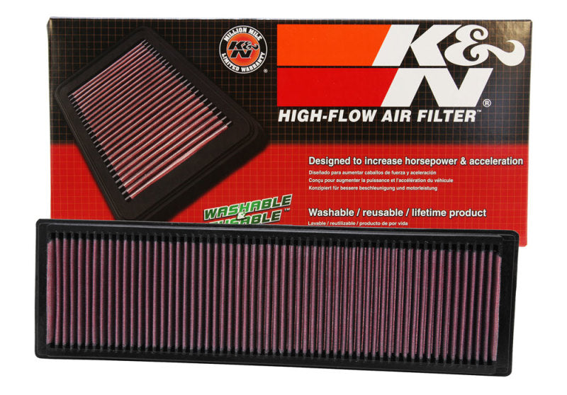 K&N Replacement Air Filter VOLKSWAGEN JETTA 2005-2010, RABBIT 2007-2009 2.5L L5-SR1 Performance