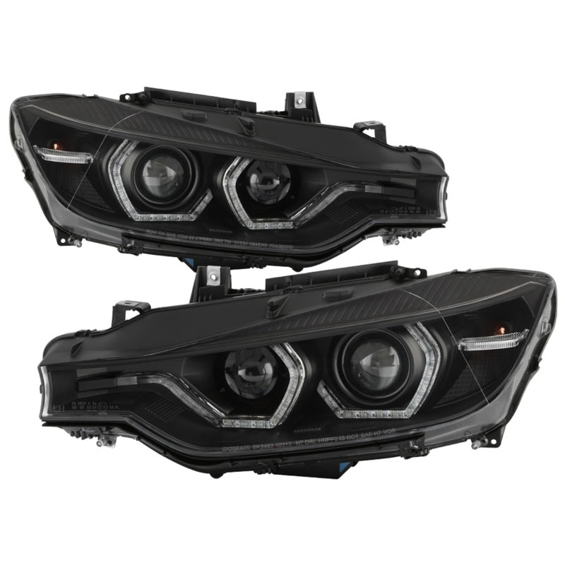 Spyder 12-14 BMW F30 3 Series 4DR Projector Headlights - Black PRO-YD-BMWF3012-AFSHID-BK-SR1 Performance