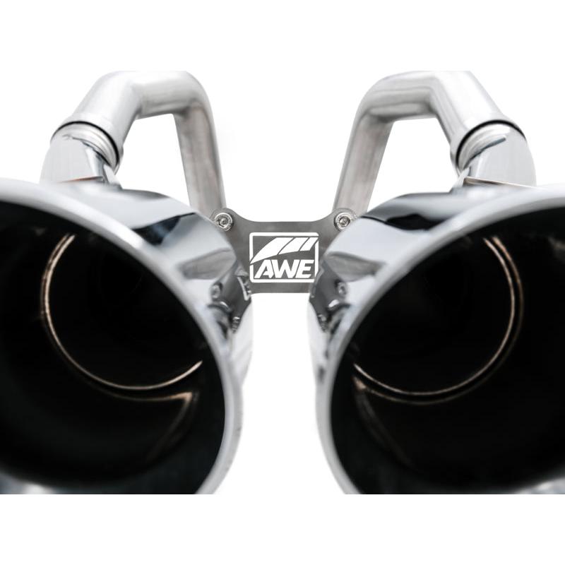 AWE Tuning 14-19 Chevy Corvette C7 Z06/ZR1 (w/AFM) Track Edition Axle-Back Exhaust w/Chrome Tips-SR1 Performance