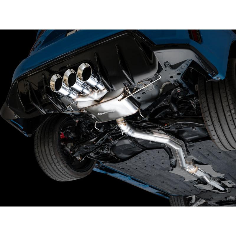 AWE Tuning 2023 Honda Civic Type R FL5 Touring Edition Exhaust w/ Triple Chrome Silver Tips-SR1 Performance