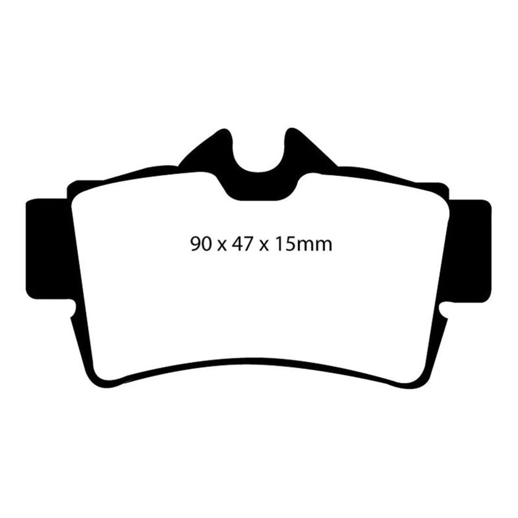 EBC Bluestuff NDX Rear Brake Pads for Ford Mustang 2001-2004 – High Friction, Track-Ready Performance