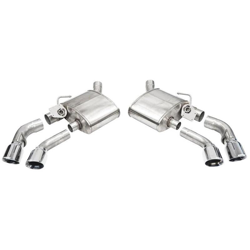 Corsa 16-24 Chevrolet Camaro SS/ZL1 6.2L V8 Polished Xtreme Axle-Back Exhaust (w/ Factory NPP Valve)-SR1 Performance